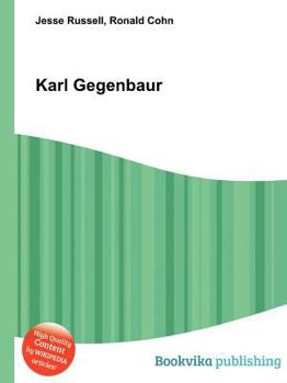 Paperback Karl Gegenbaur Book