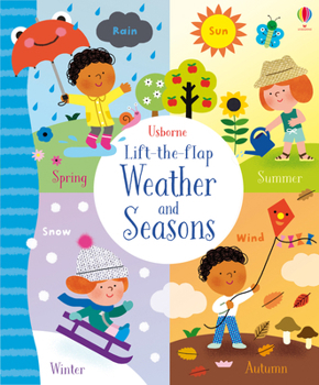 Hardcover Lift-The-Flap Seasons and Weather Book