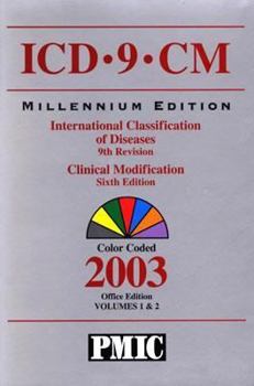 Paperback ICD-9-CM Millennium Edition, International Classification of Diseases, 9th Revision: Clinical Modification, 2003 Book