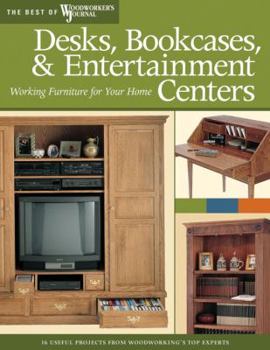 Paperback Desks, Bookcases, and Entertainment Centers (Best of Wwj): Working Furniture for Your Home Book