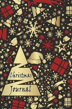 Paperback Christmas Journal: Journal & personal diary for women and men: personal notebook with a lovely christmas design: Size at 6"x9" with 90 li Book