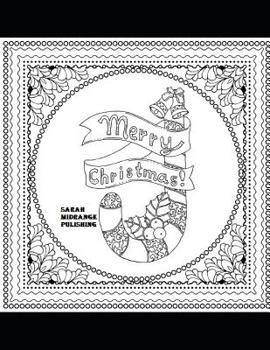 Merry Christmas: Coloring in book painting book pen workbook