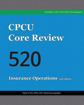 Paperback Cpcu Core Review 520, Insurance Operations Book