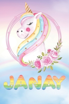 Janay: Want To Give Janay A Unique Memory & Emotional Moment? Show Janay You Care With This Personal Custom Named Gift With Janay's Very Own Unicorn ... Be A Useful Planner Calendar Notebook Journal