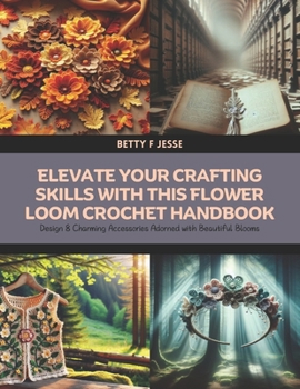 Paperback Elevate Your Crafting Skills with this Flower Loom Crochet Handbook: Design 8 Charming Accessories Adorned with Beautiful Blooms Book