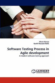 Paperback Software Testing Process in Agile Development Book