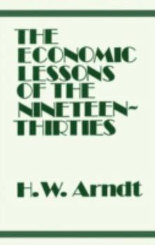 Hardcover Economic Lessons of the 1930s Book