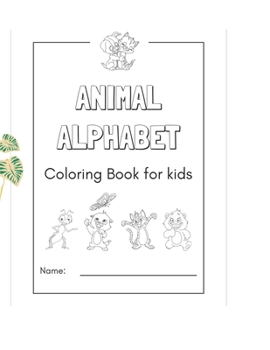 Paperback Animals alphabet coloring book
