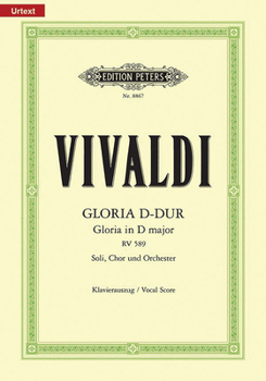 Paperback Gloria in D RV 589 (Vocal Score) Book