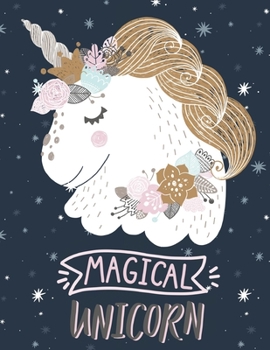 Magical Unicorn : Cute Unicorn Sketchbook For Girls  Kids With No Lines 8.5 x 11 inches: Sketchbook for a 8 9 10 11 12 13 14 year old girl boys teens ... journal and notebook christmas xmas gifts