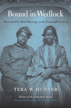 Paperback Bound in Wedlock: Slave and Free Black Marriage in the Nineteenth Century Book
