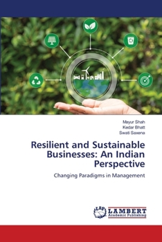 Paperback Resilient and Sustainable Businesses: An Indian Perspective Book