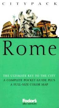 Paperback Fodor's Citypack Rome, 3rd Edition (Citypacks) Book