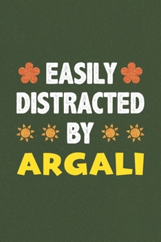 Paperback Easily Distracted By Argali: Argali Lovers Funny Gifts Dot Grid Journal Notebook 6x9 120 Pages Book