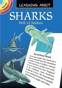 Paperback Learning about Sharks [With 12 Full-Color] Book