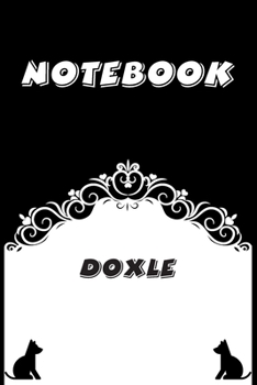 Doxle Notebook : Black and White notebook , Decorative Journal for Doxle Lover: Notebook /Journal Gift,Black and White,100 pages, 6x9, Soft cover, Mate Finish