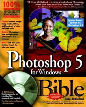 Paperback Photoshop 5 for Windows Bible [With Contains Demos of Ulead, Andromeda, Alien Skin...] Book