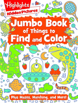 Paperback Jumbo Book of Things to Find and Color Book
