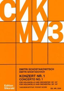 Paperback Schostakowitsch: Konzert Nr. 1/Concerto No. 1: Fur Violoncello Und Orchester, Op. 107/For Violoncello And Orchestra, Op. 107 Book