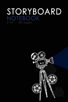 Paperback Storyboard Notebook 16: 9 Aspect Ratio: For Directors, Screenwriters, Animators & Creative Storytellers (Professional Storyboard Notebooks) Book