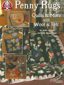 Paperback Penny Rugs: Quilts & More with Wool & Felt Book