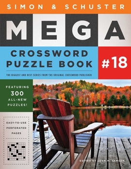 Paperback Simon & Schuster Mega Crossword Puzzle Book #18 Book