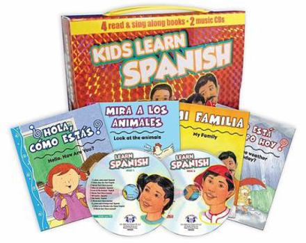 Audio CD Kids Learn Spanish [With 4 Paperbacks] Book