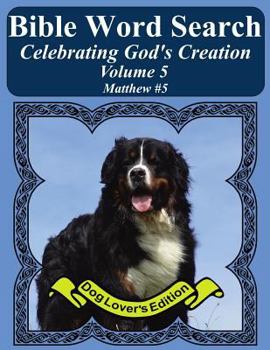 Paperback Bible Word Search Celebrating God's Creation Volume 5: Matthew # Extra Large Print Book