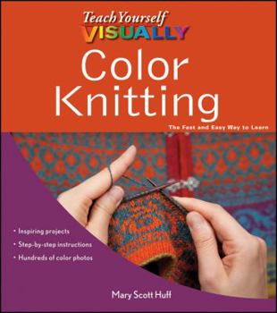 Paperback Teach Yourself Visually Color Knitting Book