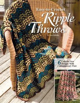 Paperback Easy-to-Crochet Ripple Throws Book