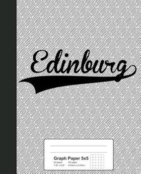 Paperback Graph Paper 5x5: EDINBURG Notebook Book