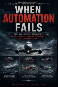 Paperback When Automation Fails: Three True Air Disasters Explained Through Pilot Error, Automation Dependency, and Aerodynamic Stall (Inside Aviation Disasters) Book