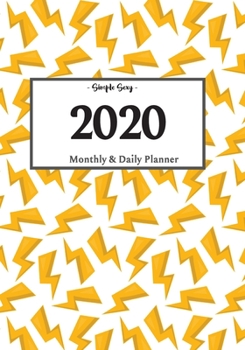 Paperback 2020 Planner Daily and Monthly: On-The-Go Planner - Jan 1, 2020 to Dec 31, 2020: Daily & Monthly Planner + Calendar Views - Productivity Planner - Lig Book