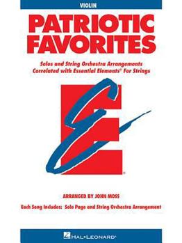 Paperback Patriotic Favorites for Strings: Violin Book (Parts 1/2) Book