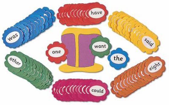 Paperback Jolly Phonics Tricky Word Wall Flowers: In Precursive Letters Book