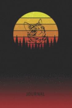Journal: Blank Kitten Personal Writing Diary | Old School Retro Vintage Sunset 80s Cover | Daily Journalism Diaries for Journalists & Writers | ... Set Goals & Write about your Life & Interests