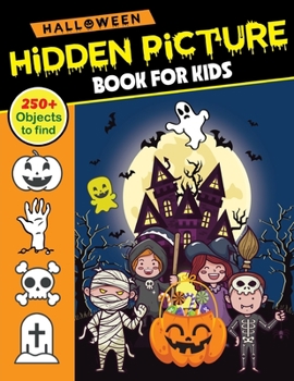 Paperback Halloween Hidden Picture Book for Kids: 30 Activity pages for Kids and Toddlers Book