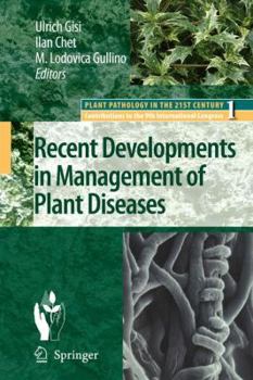 Hardcover Recent Developments in Management of Plant Diseases Book
