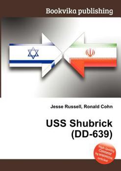 Paperback USS Shubrick (DD-639) Book