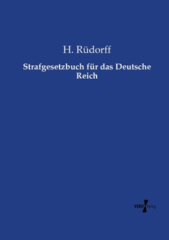 Paperback Strafgesetzbuch für das Deutsche Reich [German] Book