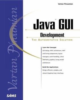 Paperback Java Gui Development Book