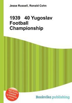 Paperback 1939 40 Yugoslav Football Championship Book