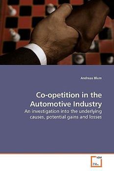 Paperback Co-opetition in the Automotive Industry Book