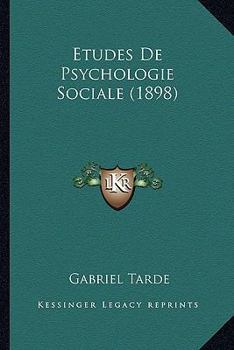 Paperback Etudes De Psychologie Sociale (1898) [French] Book