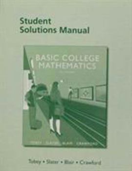 Paperback Student Solutions Manual for Basic College Mathematics Book