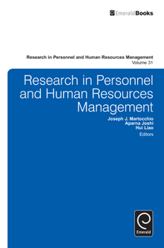 Hardcover Research in Personnel and Human Resources Management Book