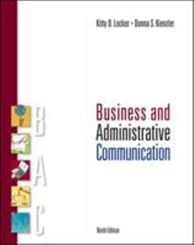 Hardcover Business and Administrative Communication Book
