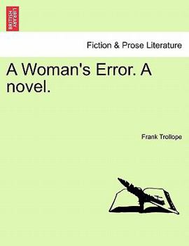 Paperback A Woman's Error. a Novel. Book