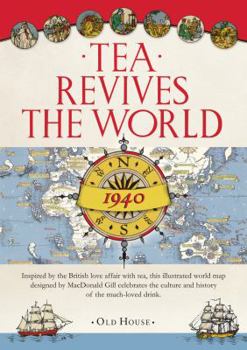 Poster Gill's Tea Revives the World Map, 1940 Book