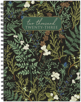 Spiral-bound Fern 6.5 X 8.5 Softcover Weekly Planner Book